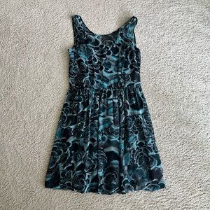 NWT Kensie Aqua and Black Short Dress Size S